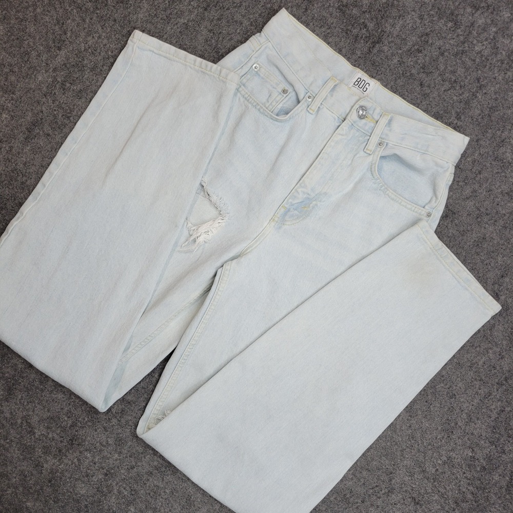 BDG Urban Outfitters Jeans Womens 25x32 Denim Light Wash Boyfriend Baggy Y2K